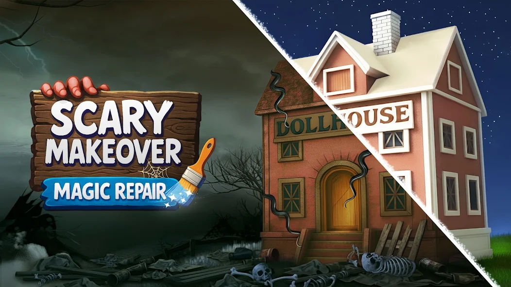 Scary Makeover: Magic Repair gameplay screenshot 1
